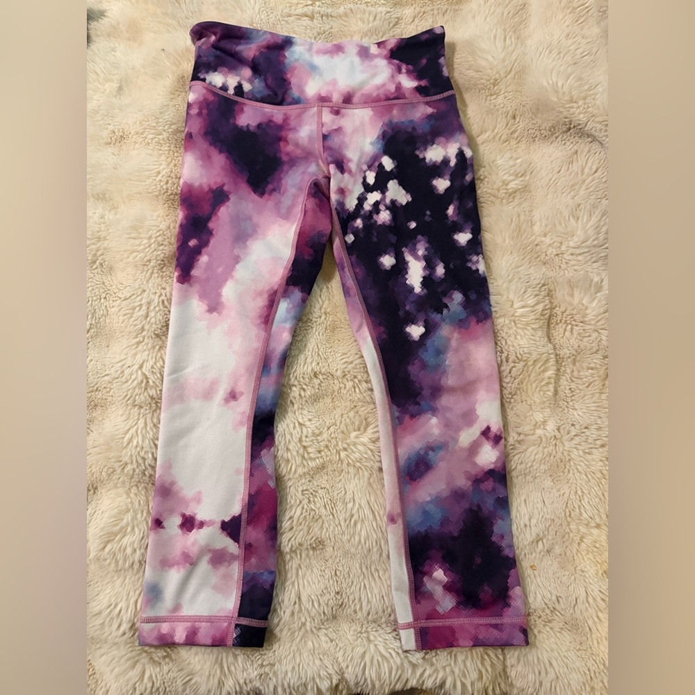 Lululemon Blooming Pixi 🎀 Wunder Under Crop Size 6 - Picture 5 of 5